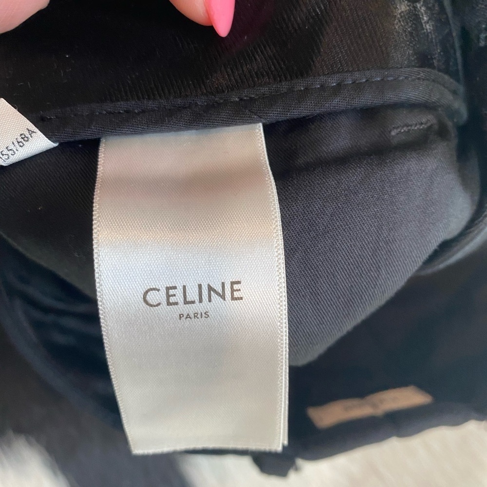 Celine black ankle cropped trousers - Picture 7 of 10